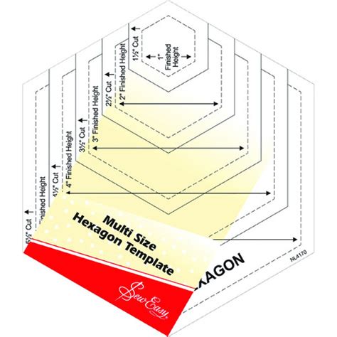 Sew Easy Hexagon Ruler | thequiltshop