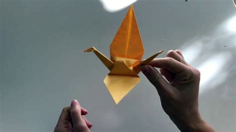 YouTube: How to Fold a Crane Origami – Easy Tutorial – easy origami tutorial