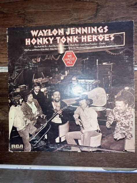 Mavin | WAYLON JENNINGS - HONKY TONK HEROES - RCA 1973