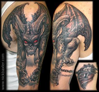 Looking for unique Dark Images tattoos Tattoos? Chained Demon | Demon tattoo, Tattoo sleeve men ...