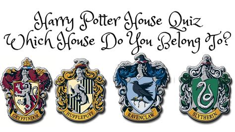 The Most Accurate Harry Potter House Quiz! - Quizondo