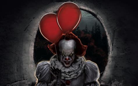 Pennywise with ballons fanart Wallpaper 4k Ultra HD ID:3958