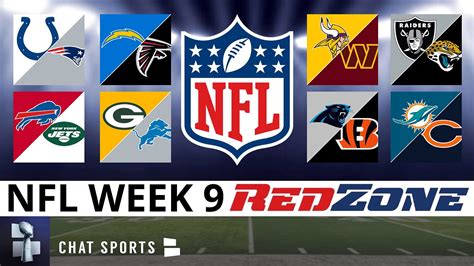 NFL RedZone Live Streaming NFL Week 9