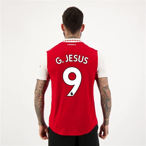 Adidas Arsenal 2023 Home 9 G. Jesus Authentic Jersey - FutFanatics