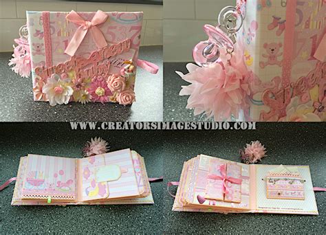 Sweet New Baby Girl mini album | Creator's Image Studio