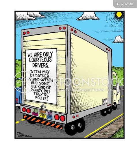 Truck Driver Cartoons and Comics - funny pictures from CartoonStock