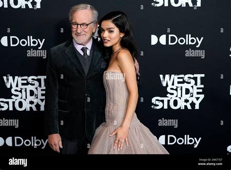 Steven Spielberg and Rachel Zegler attend the "West Side Story ...