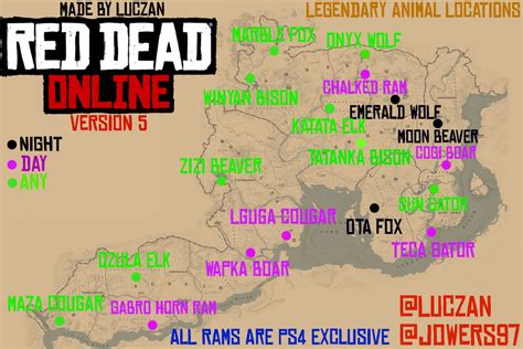 List Of Animals Rdr2 Online