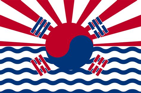 [OC] Flag of The United Empire of Korea-Japan : vexillology