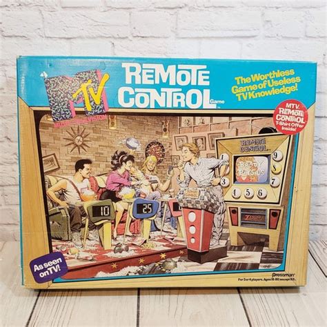 Vintage MTV Remote Control Board Game Complete 1998 Rare - Etsy