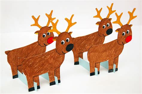 Christmas Reindeer | Free Printable Templates & Coloring Pages | FirstPalette.com