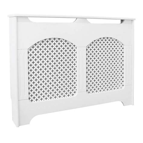 Cambrai White Radiator Cover | Dunelm | Radiator cover, White radiator ...