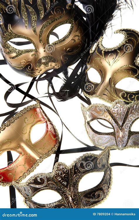 Various carnival masks stock photo. Image of close, culture - 7809204