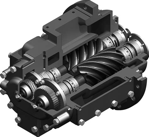 How its Works?: Rotary Screw Compressor