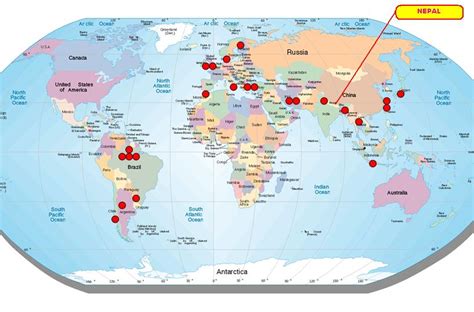 Nepal World Map