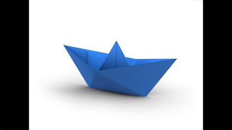 How To Make A Simple Origami Boat That Floats (HD) - YouTube