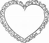 valentine heart coloring Page 1818668 sketch template
