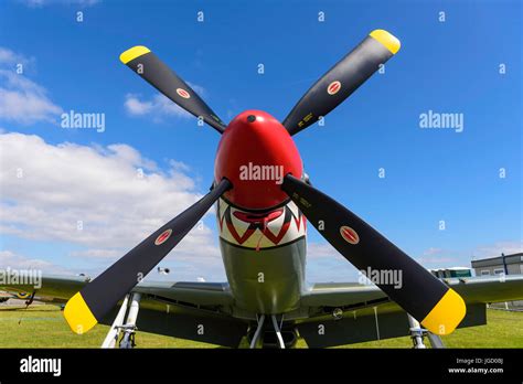 P 51 mustang shark mouth hi-res stock photography and images - Alamy