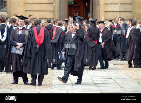 Oxford University graduates at graduation day ceremony Stock Photo - Alamy