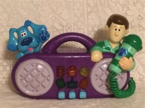 Blues Clues Musical Sing Along Toy Microphone Boom Box Radio Steve Travel | #1622303764