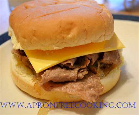 Philly Style Cheese Steak Sandwich – Apron Free Cooking