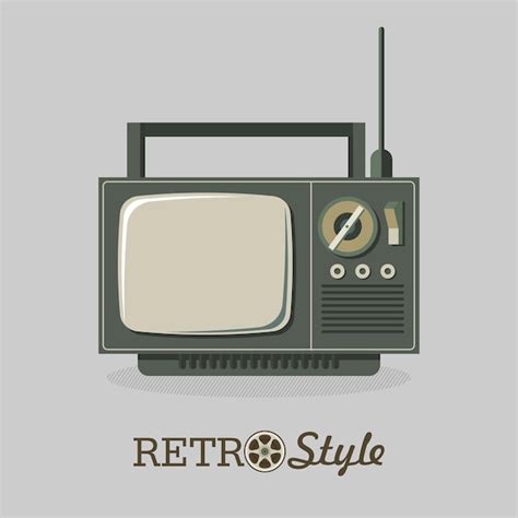 Premium Vector | Retro tv. vector illustration, logo, icon.