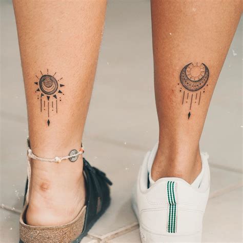 UPDATED: 43 Glorious Sun and Moon Tattoos (August 2020)