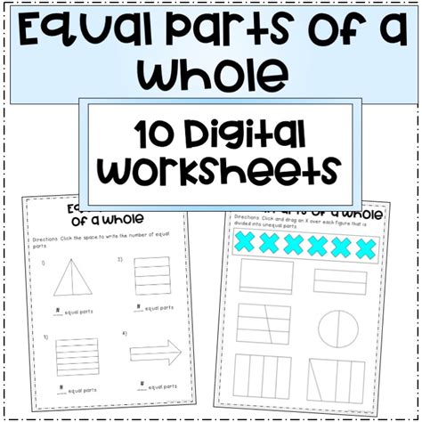 How to Make Math Fun With Equal Parts of a Whole – The A Plus Teacher