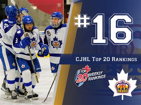 ROYALS STILL ONE OF THREE OJHL TEAMS IN CJHL TOP 20 | Markham Royals