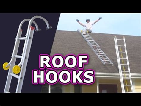 Roof Hook with Wheel - Ladder Hooks Climb Safely Steep Qualcraft Acro ...