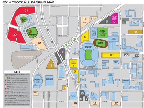 Michigan State Football Parking Lot Map - Printable Map