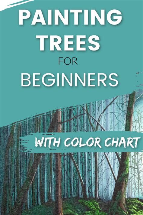 Tree Painting 101 (Learn to Paint Trees with Acrylics) | Acrylic painting basics, Acrylic ...