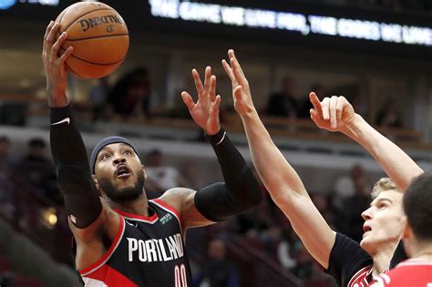 Carmelo Anthony's Blazers breakout includes milestone, FaceTime call