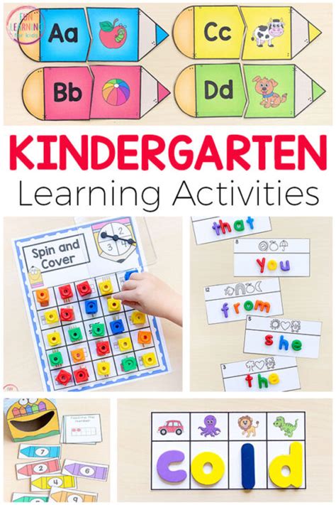 Easy Kindergarten Activities