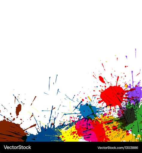 Splatter paint background Royalty Free Vector Image