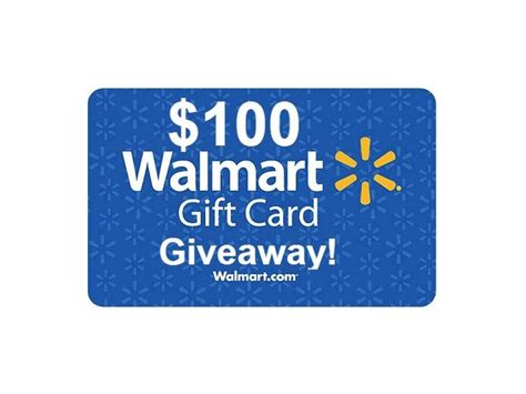 Free $100 Gift Card From Walmart | It's A Freebie!