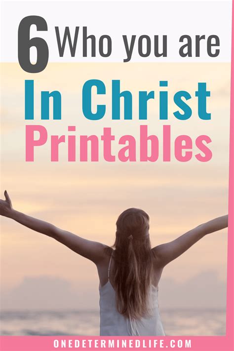 Understanding Your Identity In Christ With These Printables