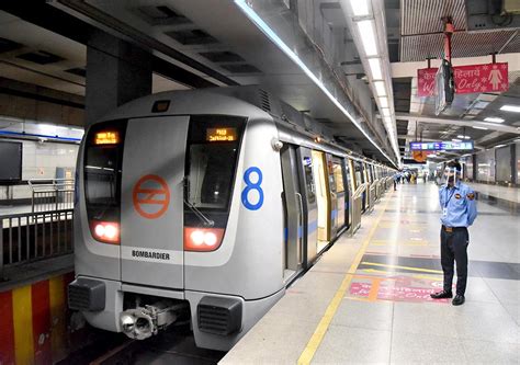 PHOTOS: Delhi Metro set to resume with 'new normal' - Rediff.com India News