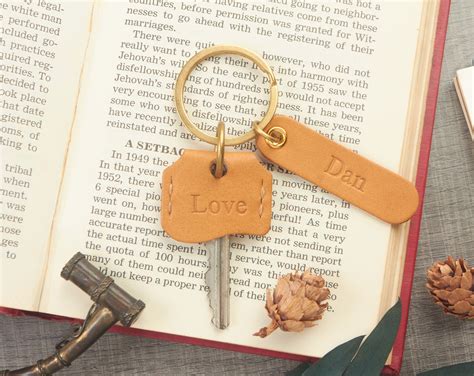 Personalise Engraved Leather Key Holder Keyring Leather Key - Etsy