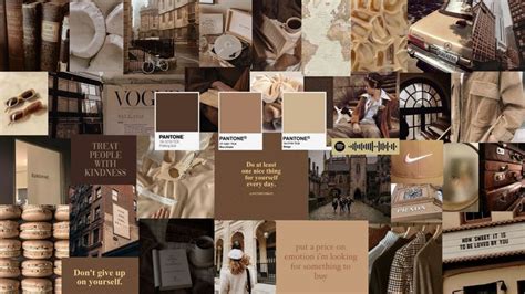 brown aesthetic wallpaper | Desktop wallpaper design, Imac wallpaper, Vision board wallpaper