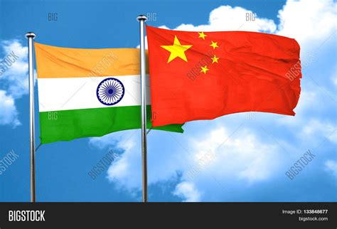 India Flag China Flag Image & Photo (Free Trial) | Bigstock