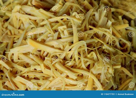 Pickled Bamboo Shoots, Bamboo Shoot Food Preservation for Cooking Thai Sour Soup Stock Image ...