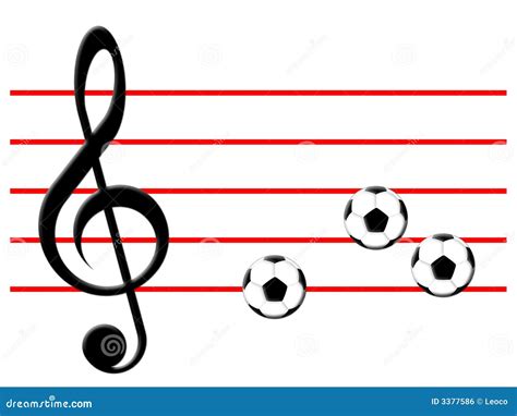 Football Music Royalty Free Stock Image - Image: 3377586