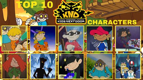 Top 10 Codename Kids Next Door Characters by FireFlamerx9z on DeviantArt