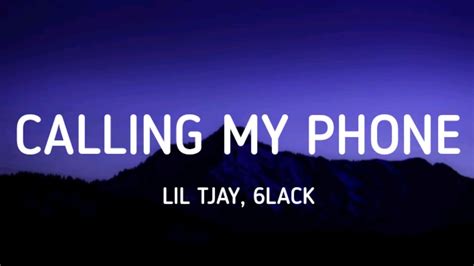 Lil Tjay - Calling My Phone [Lyrics] - YouTube