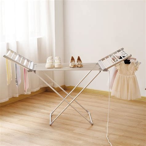 Rainberg Heated Clothes Airer, Electric Clothes Dryer, 230w Energy ...