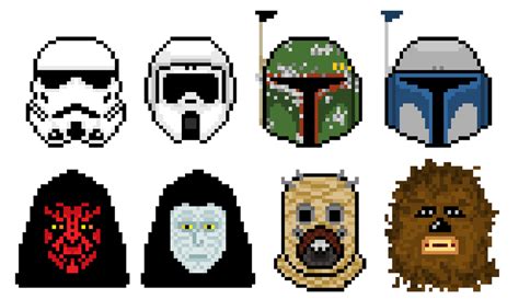 Star Wars Pixel Art (part I) by MorbidTurtle on DeviantArt