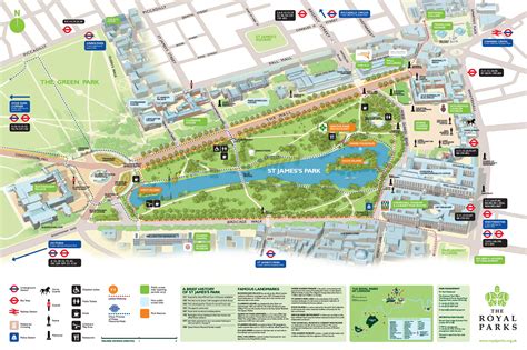 St James Park Map - St James Park London • mappery