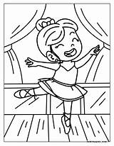 Free Dance Coloring Pages For Kids  Ashley Yeo Worksheets Library sketch template