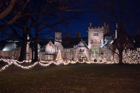 Christmas at Stan Hywet Hall, Akron, Ohio | American castles, Ohio travel, Deck the halls